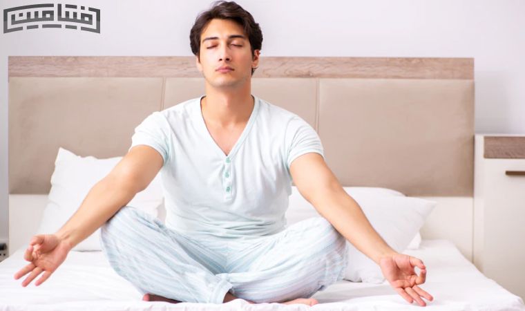 حرکات یوگا قبل از خواب
