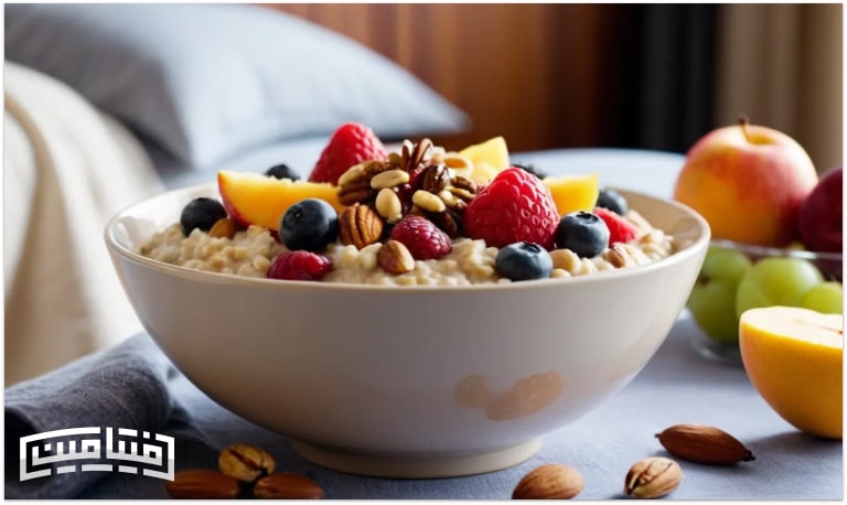 طرز تهیه اوتمیل برای لاغری