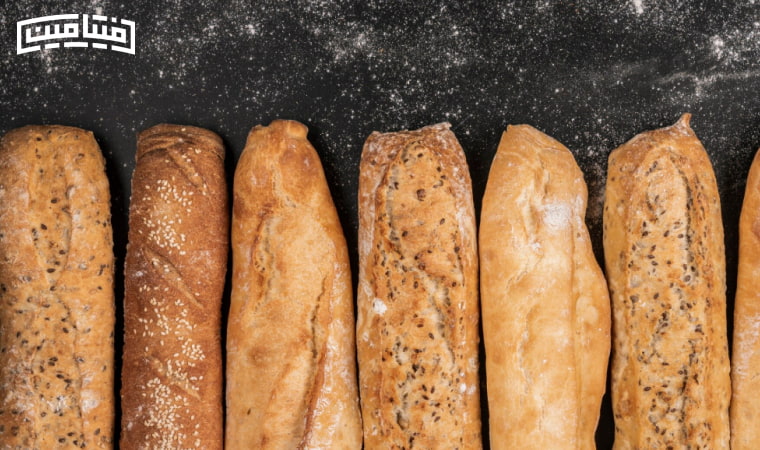 کالری انواع نان